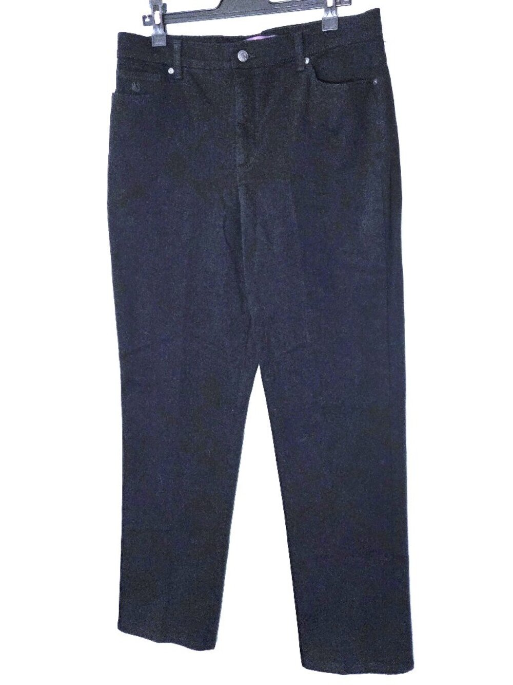 NWOT Gloria Vanderbilt Amanda Black Jeans Size 12